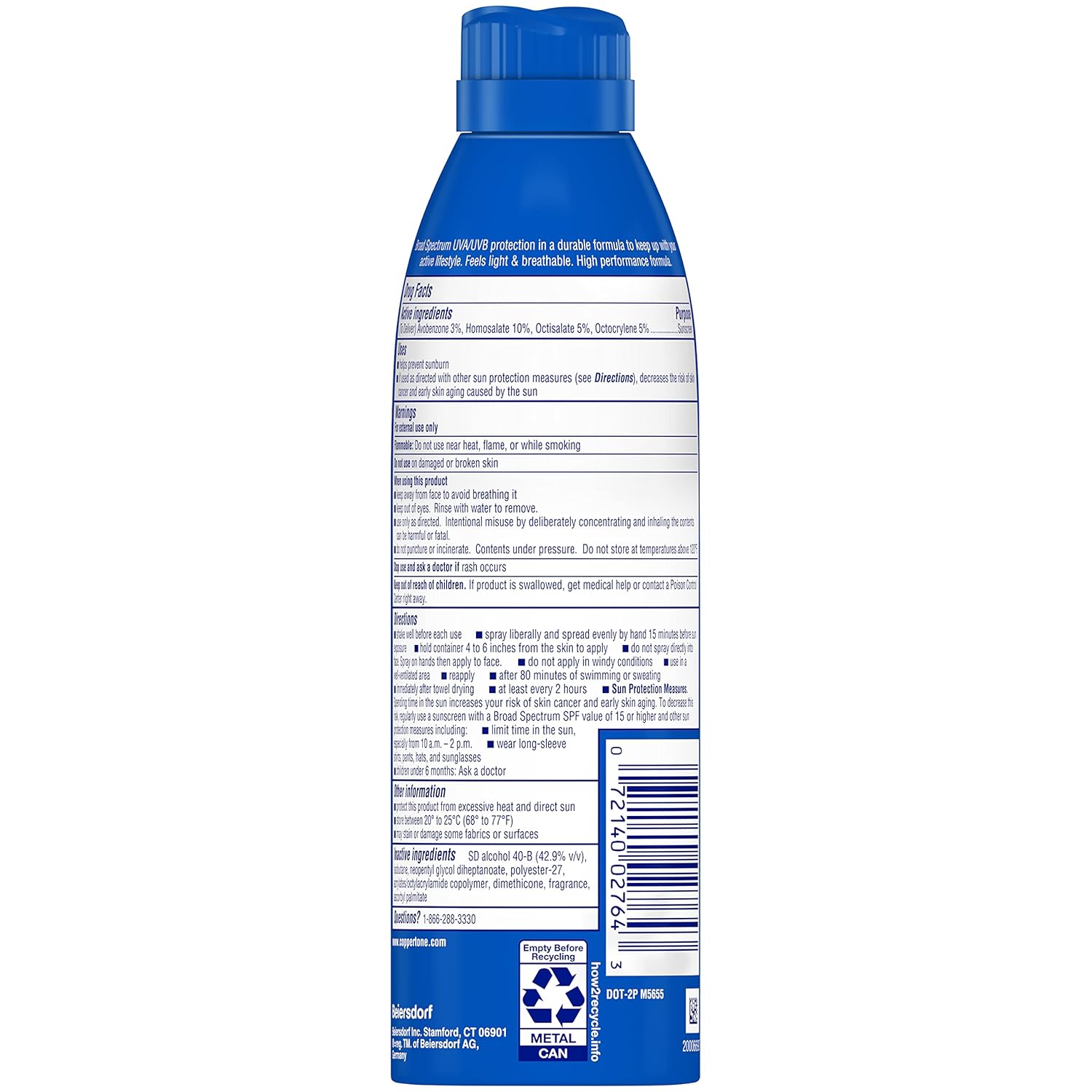 Sport Sunscreen Spray SPF 50 5.5 Oz and Sport Sunscreen Stick SPF 40 1.5 Oz F708