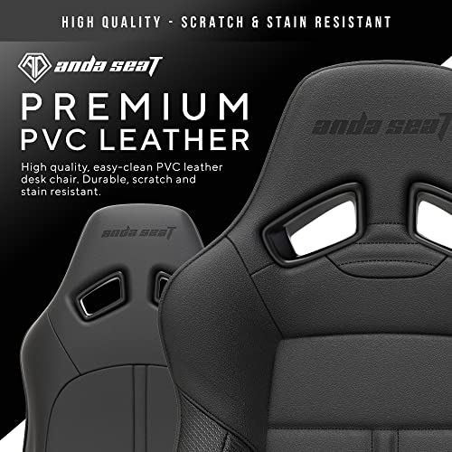 White Leather Ergonomic Gaming Chair with Lumbar Support C652535