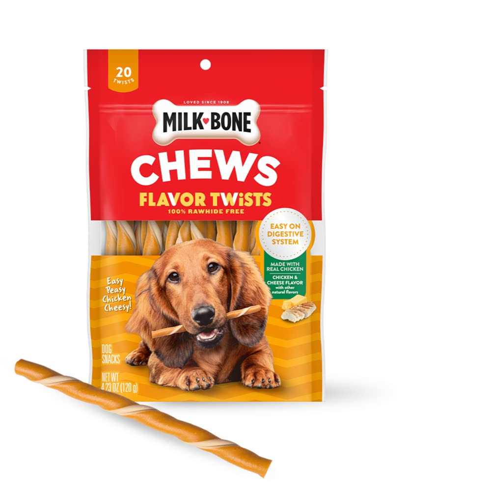 Chicken Cheesy Flavor Twists Pet Supplies T516292
