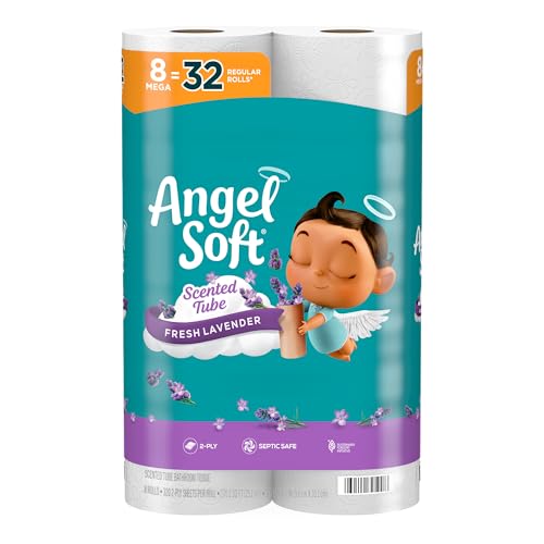 48 Mega Rolls Lavender Scented Toilet Paper H7267