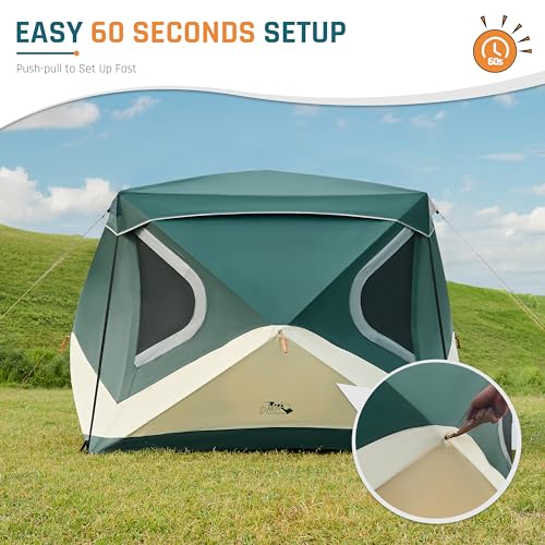 4/6/8 Person Instant Cabin Tent T120519
