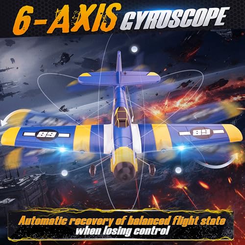 RC Plane with 6-axis Gyro Remote Control W96798