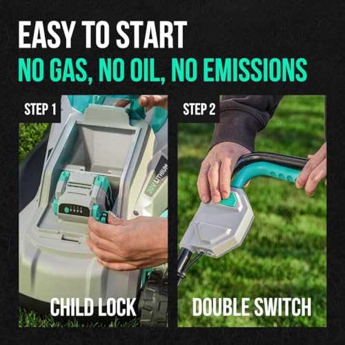 20V 13" Cordless Lawn Mower with Brushless Motor L3411