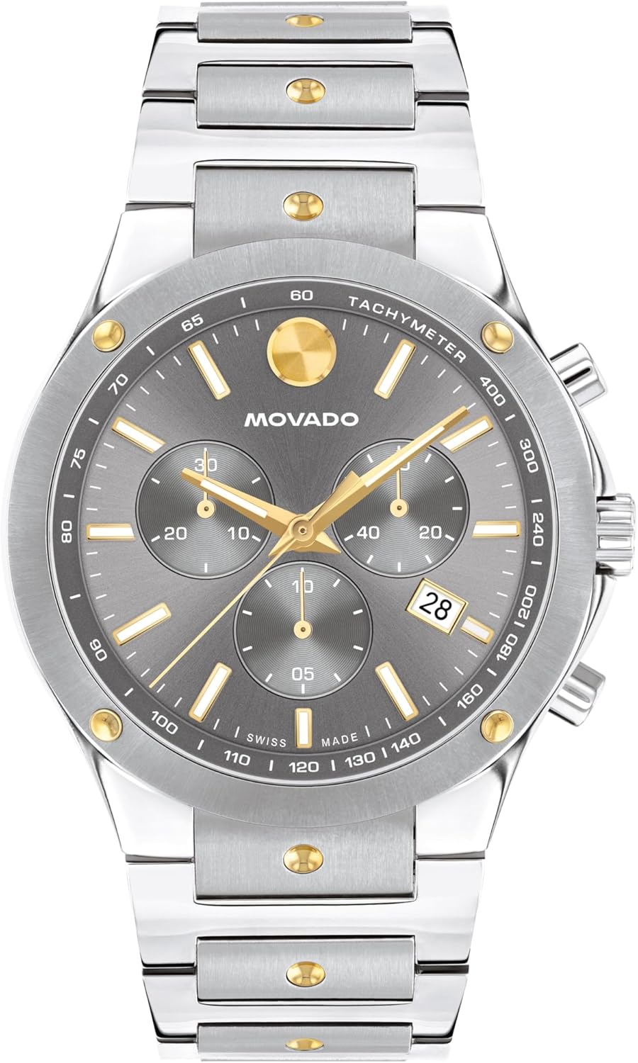 Swiss Quartz Chronograph Stainless Steel Watch P49985