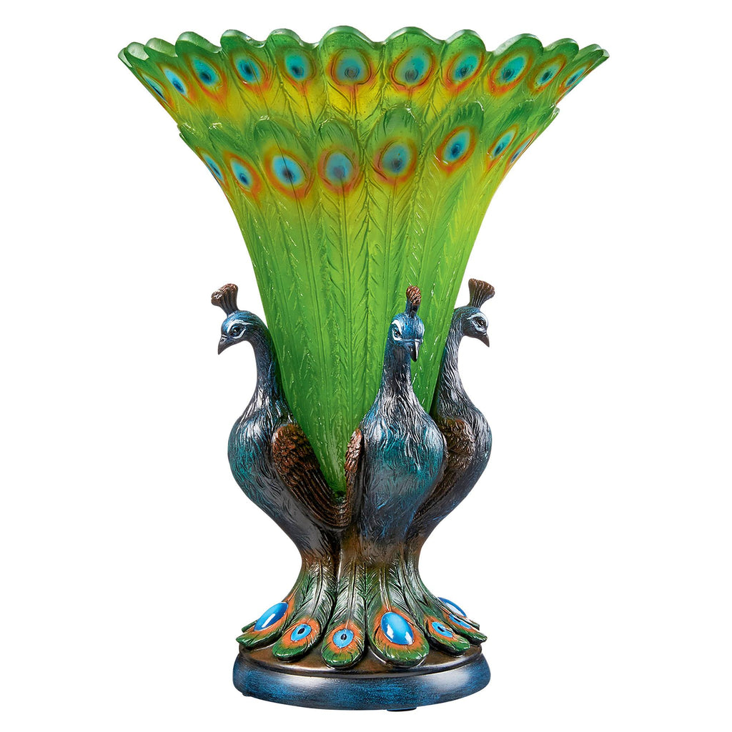 Peacock Sculptural Vase X39809