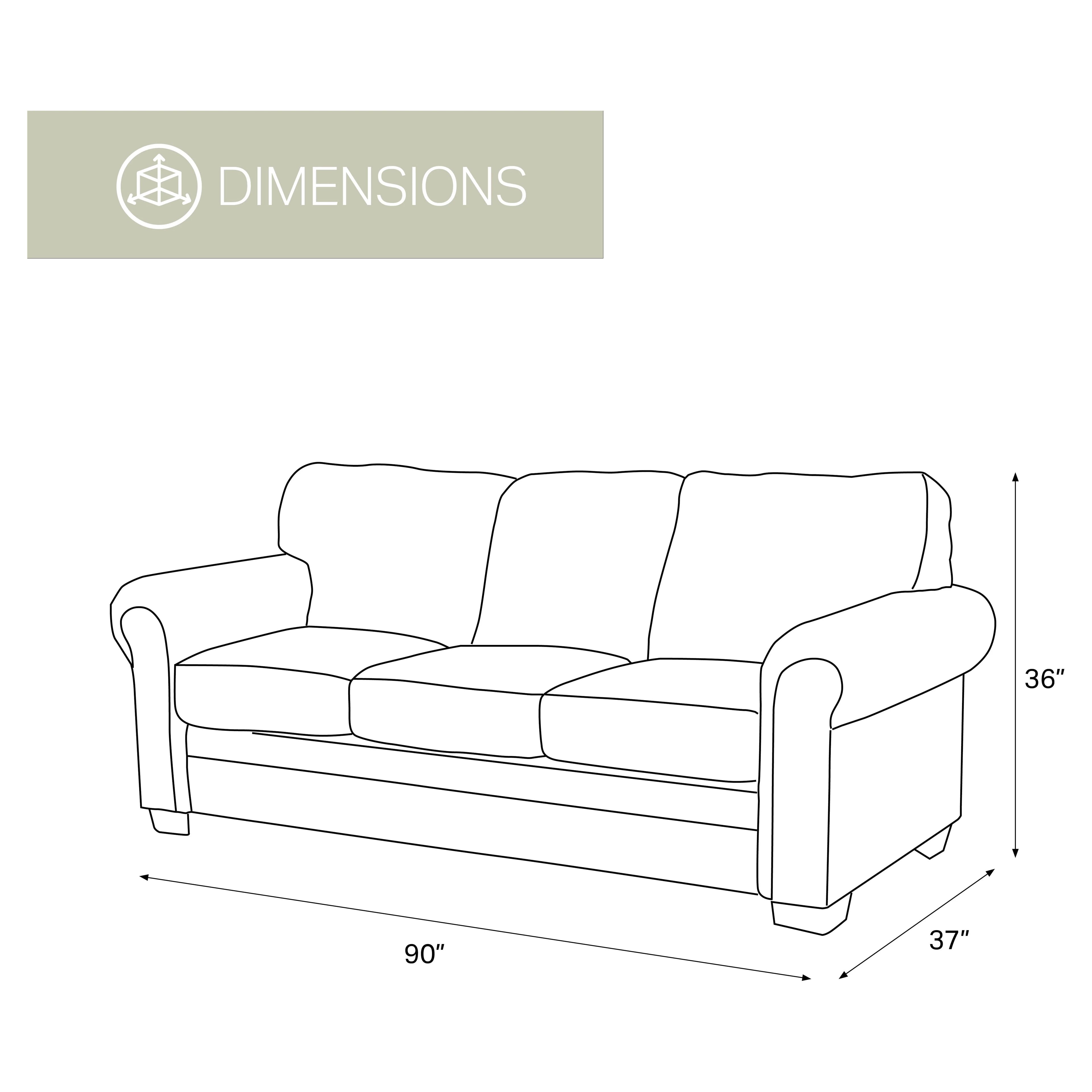 4-piece Microfiber Sofa Set in Brown U211