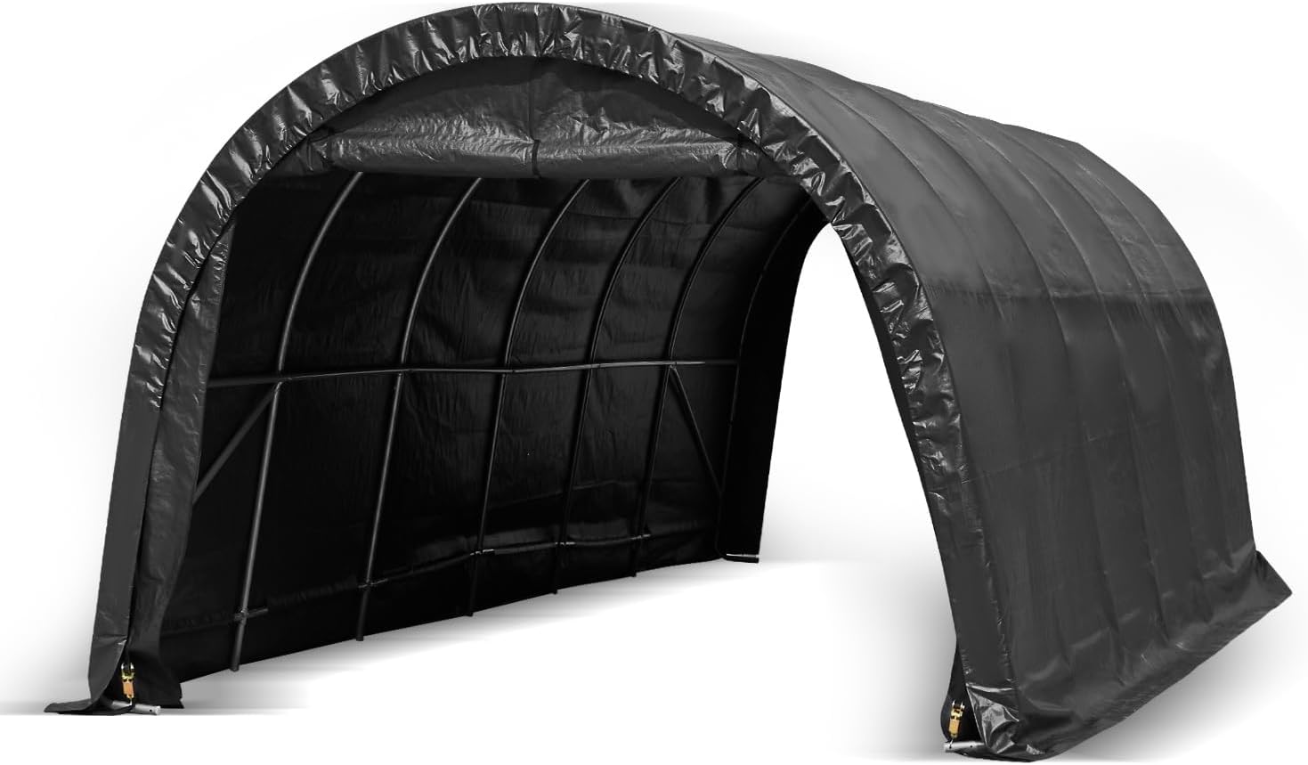 12 x 24 FT Heavy Duty Carport with All-Steel Metal Frame G4887