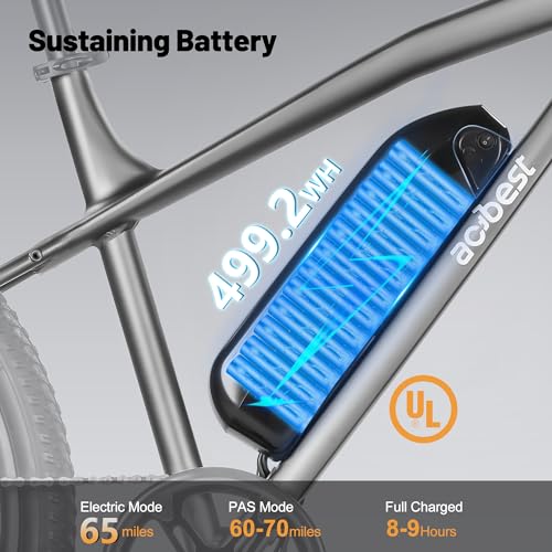 27.5" Peak 750W Electric Mountain Bike with Fork Suspension N695