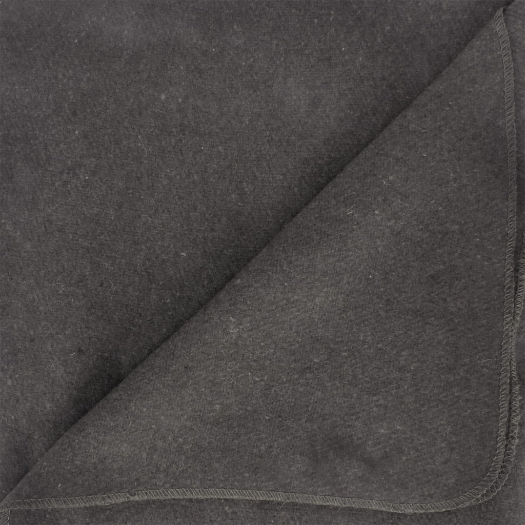Grey Warm Wool Fire Retardant Blanket, 62" x 80" R12742