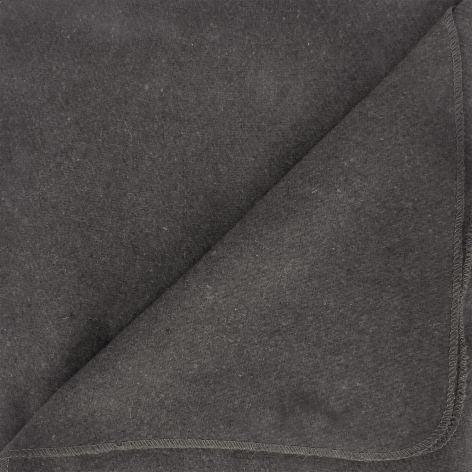 Grey Warm Wool Fire Retardant Blanket, 62" x 80" R12742