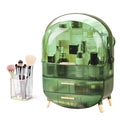 White Makeup Organizer with Lid and Drawers H537