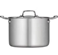 8-Qt Stainless Steel Tri-Ply Clad Stock Pot with Lid T825525