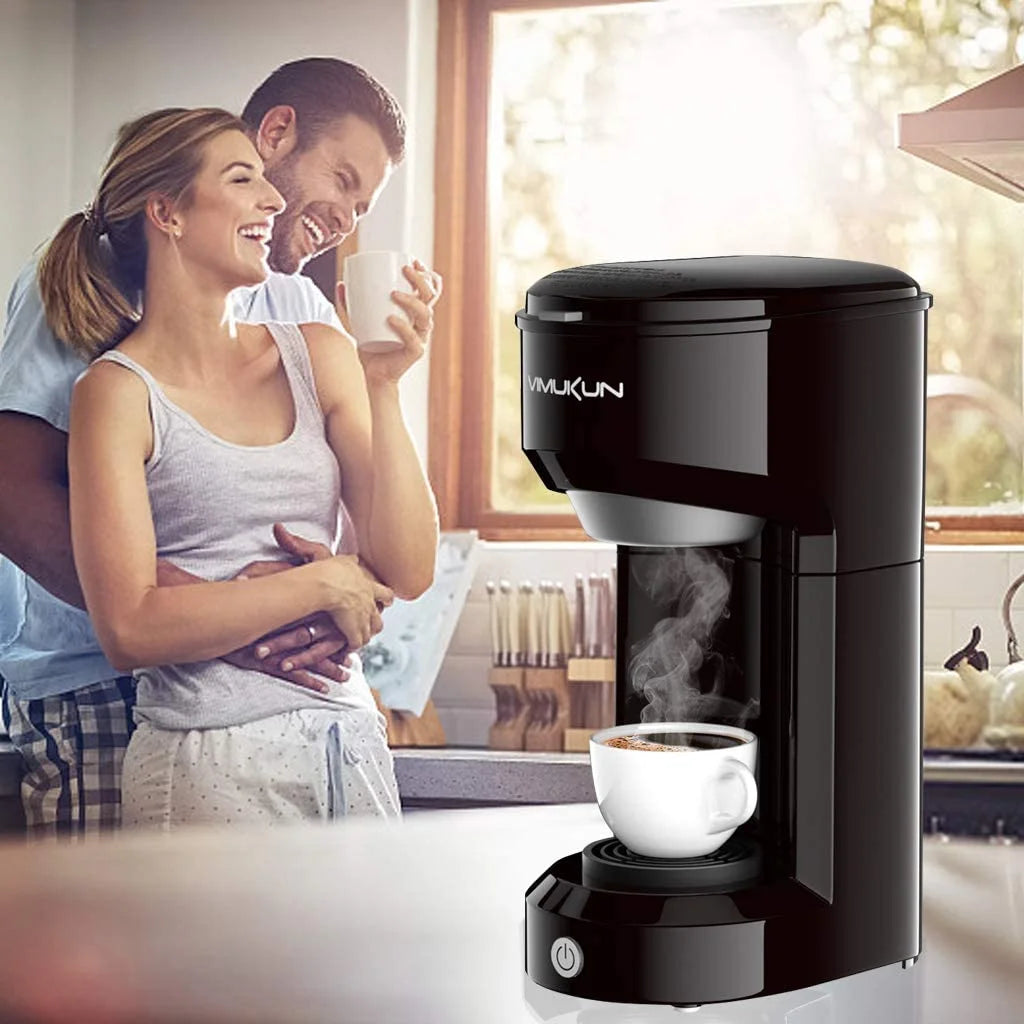 Mini Size Black Single Serve Coffee Maker N99686