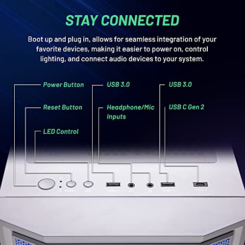 Intel i5 RTX 3060 12GB 1TB NVME 16GB DDR4 RAM Gaming PC E332