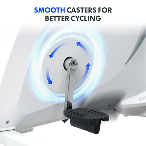 White 3-IN-1 Exercise Bike with Adjustable Resistance LCD Display Seat Desktop O1119