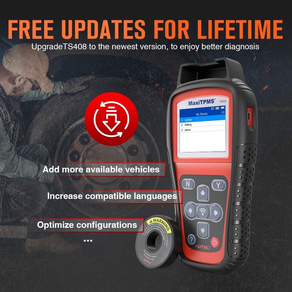 TPMS Relearn Tool TS408 Tire Pressure Monitor Sensor Programming Tool Z212809