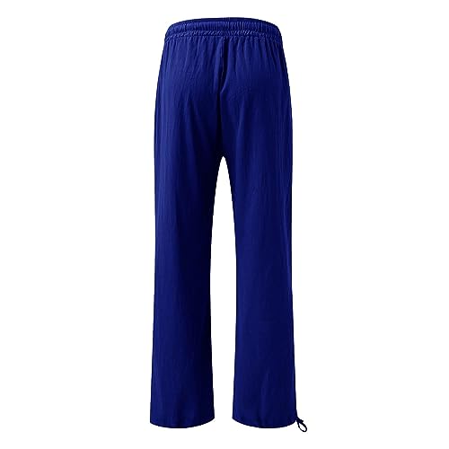 Linen Wide Leg Palazzo Pants U9961