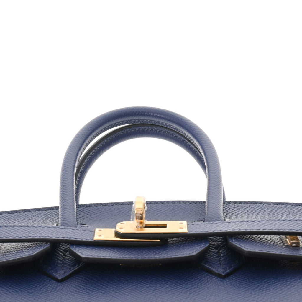 Blue Saphir Birkin 25 Handbag L878