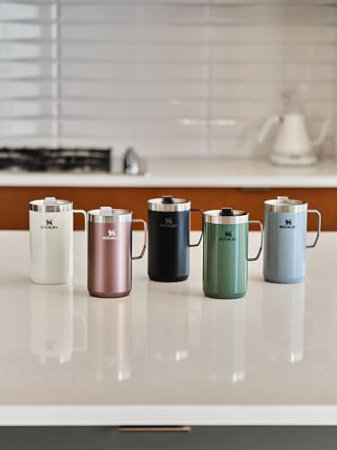 24 oz Insulated Stainless Steel Camp Mug with Press Fit Lid A4717