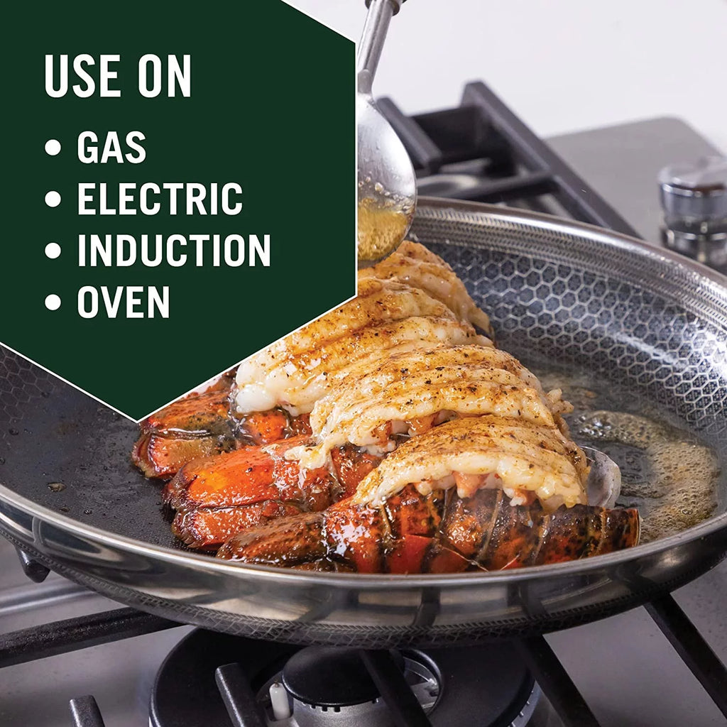 8 inch Hybrid Stainless Steel Nonstick Frying Pan R76689