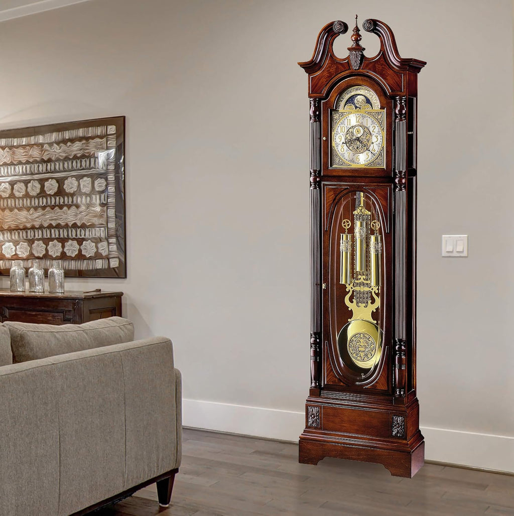 Windsor Cherry Grandfather Floor Clock S904