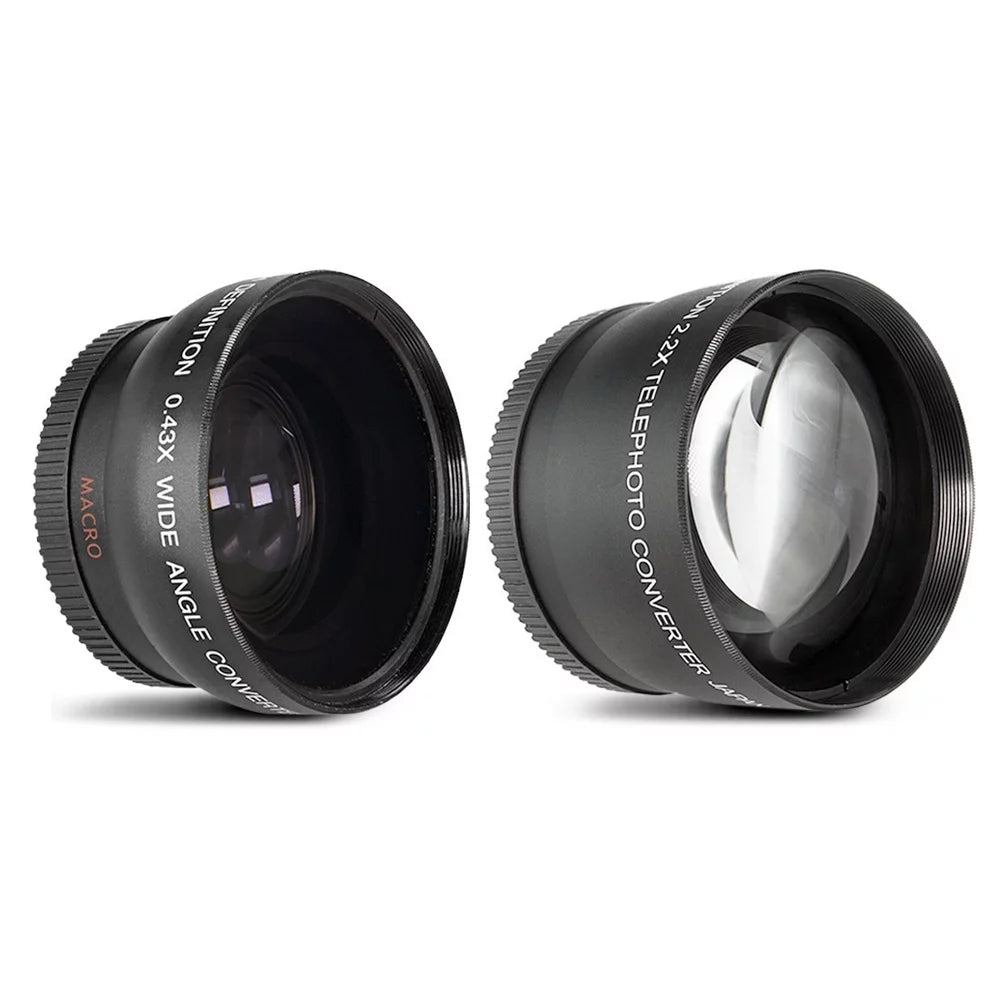 Camera + 50mm 1.8 + 75-300mm III + 3PC Filter B91019
