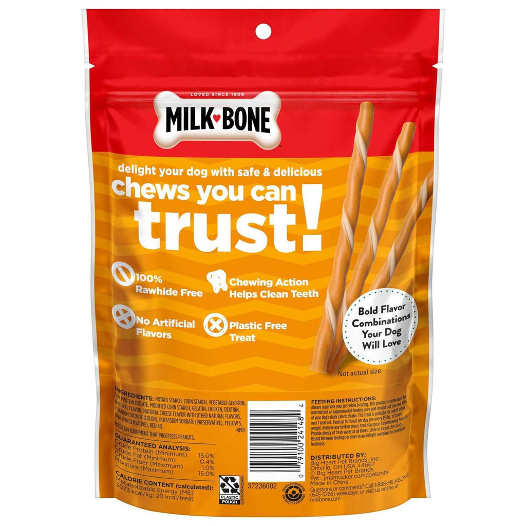 Chicken Cheesy Flavor Twists Pet Supplies T516292