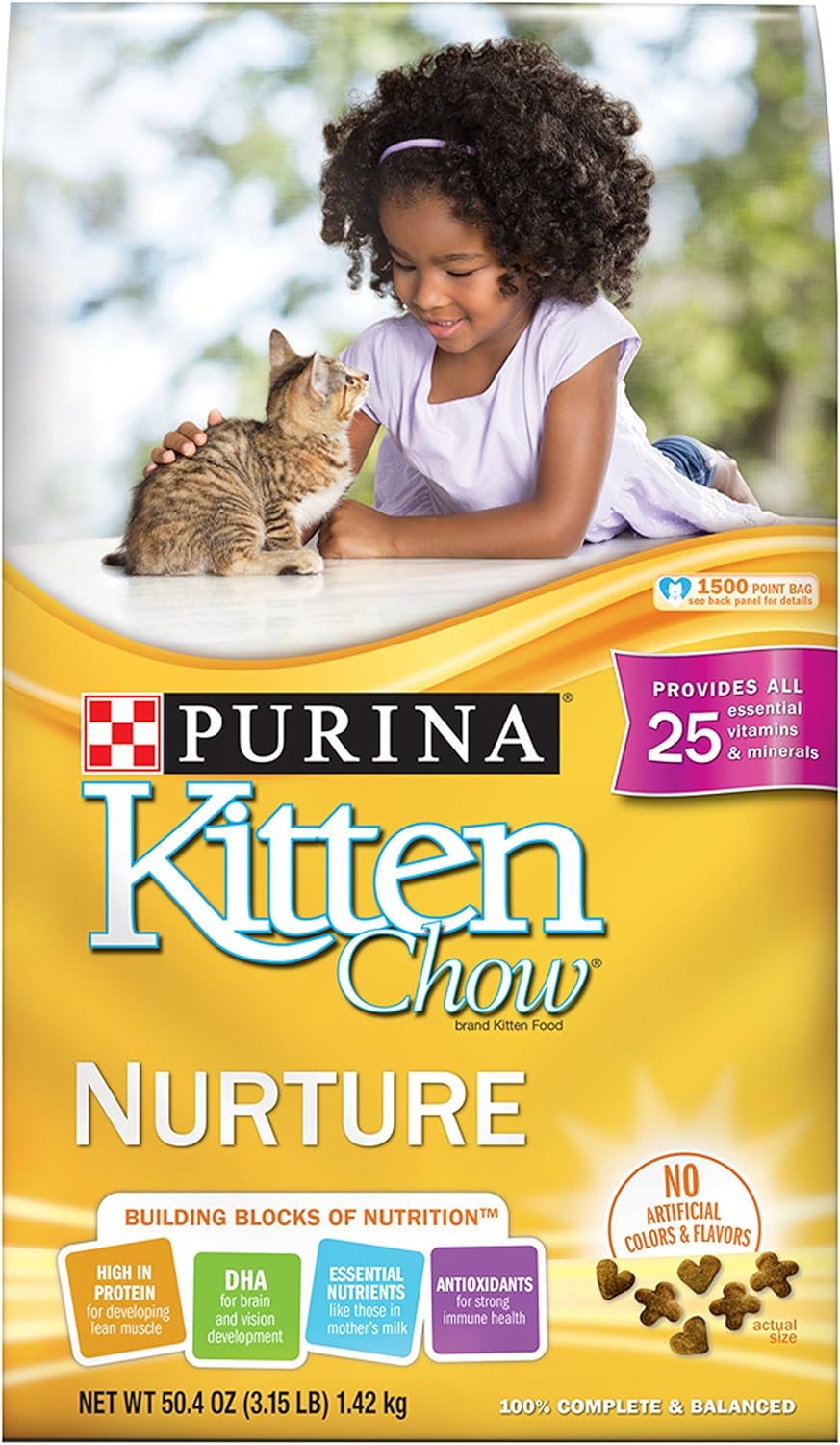 3.15 lb. Dry Kitten Food (6 Bags) D847