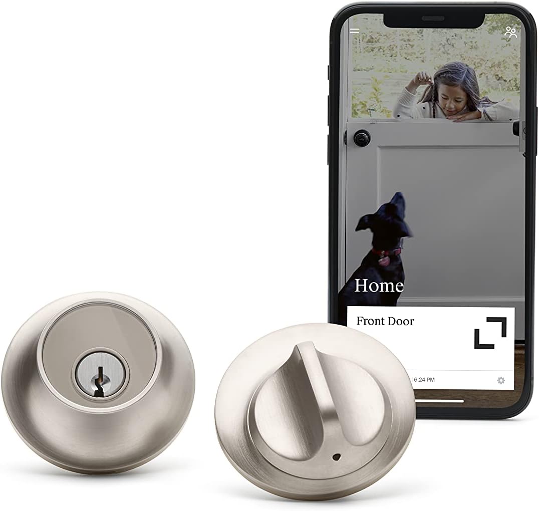 Satin Nickel Smart Lock with Keypad S3657