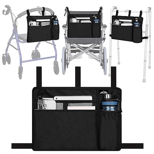 Blue Water-Resistant Walker Bag with Cup Holder C392