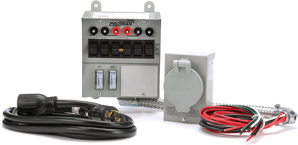 30 Amp 6-Circuit Transfer Switch Kit for Generators L43536