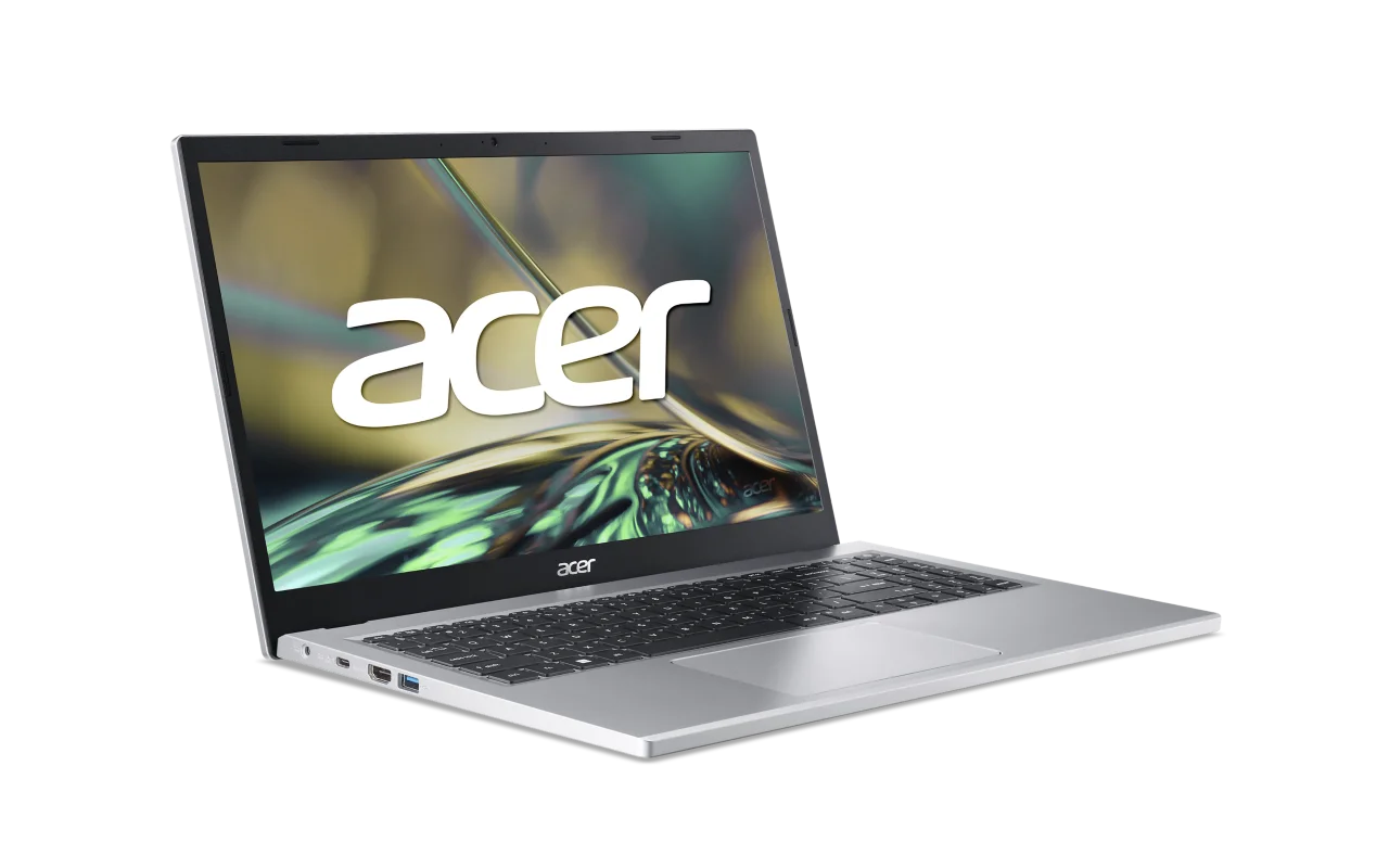 15.6" FHD Intel Core i3-N305 8GB LPDDR5 128GB UFS Windows 11 Home Silver Laptop N628789