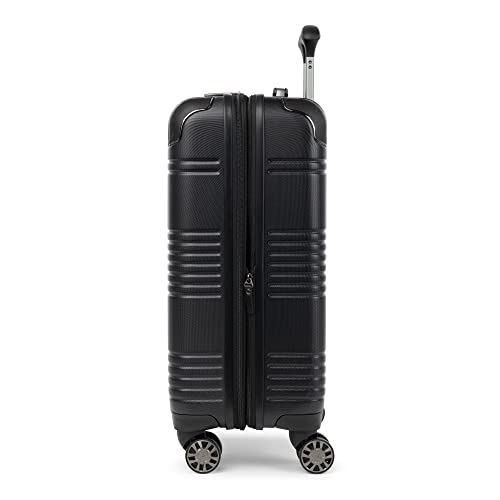 Silver 2-Piece Set Hardside Polycarbonate Expandable Luggage with TSA Lock Q728
