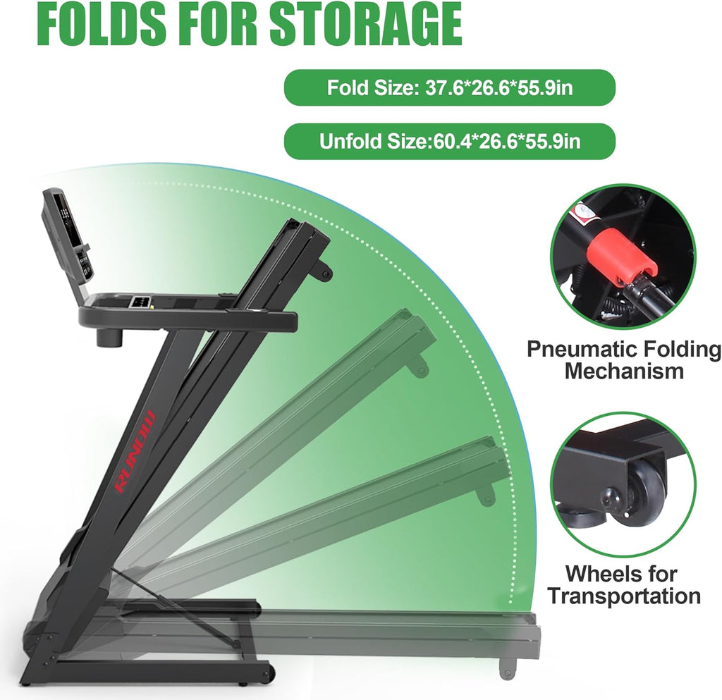 Folding Treadmill with Auto Incline G1249