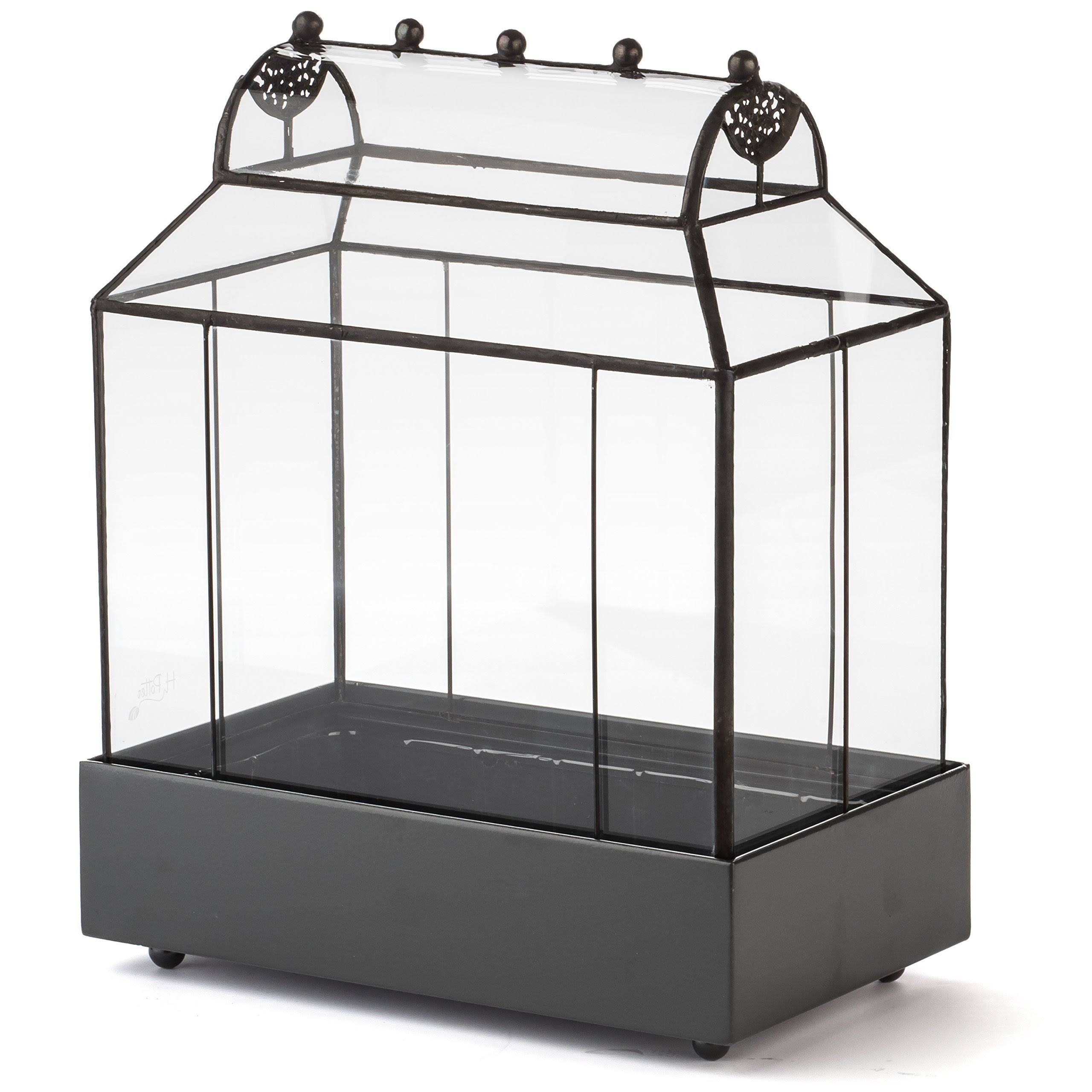 Barrel Roof Wardian Case Terrarium Container S33007