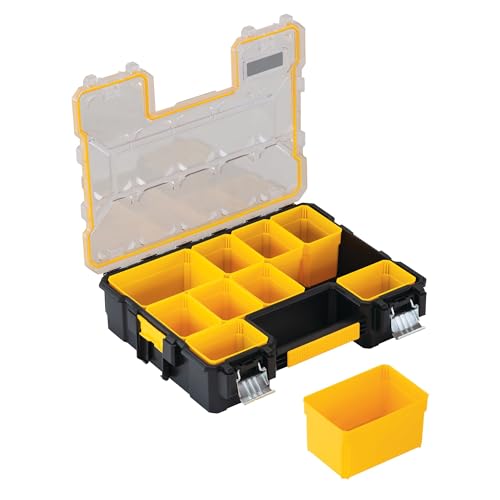 Small Parts Organizer with Removable Dividers, 10-Compartment J139392