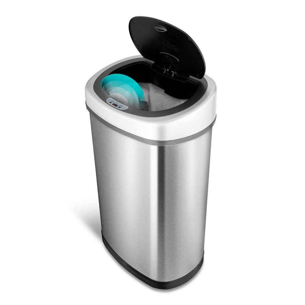 28.4x22 Tall Infrared Motion Sensor Trash Can L614057