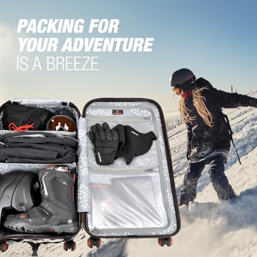 Carbon Gray 30" Hardside Polycarbonate Suitcase with Spinner Wheels N284532