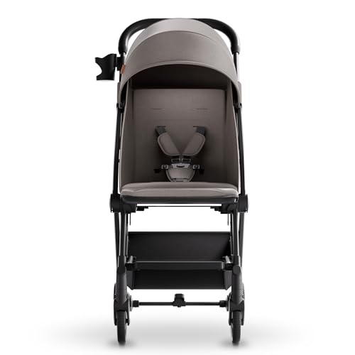 Lightweight Stroller with Snack Tray, Ultra-Compact Fold, Near Flat Recline Seat, Cup Holder, Raincover & Travelbag X391858