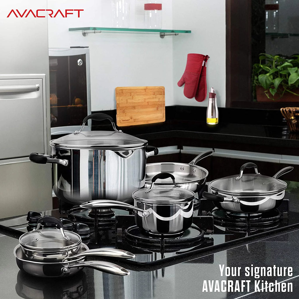 18/10 Stainless Steel Cookware Set 10-Piece R13072