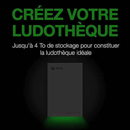 2TB External Hard Drive Portable HDD - USB 3.2 Gen 1, Black C6122