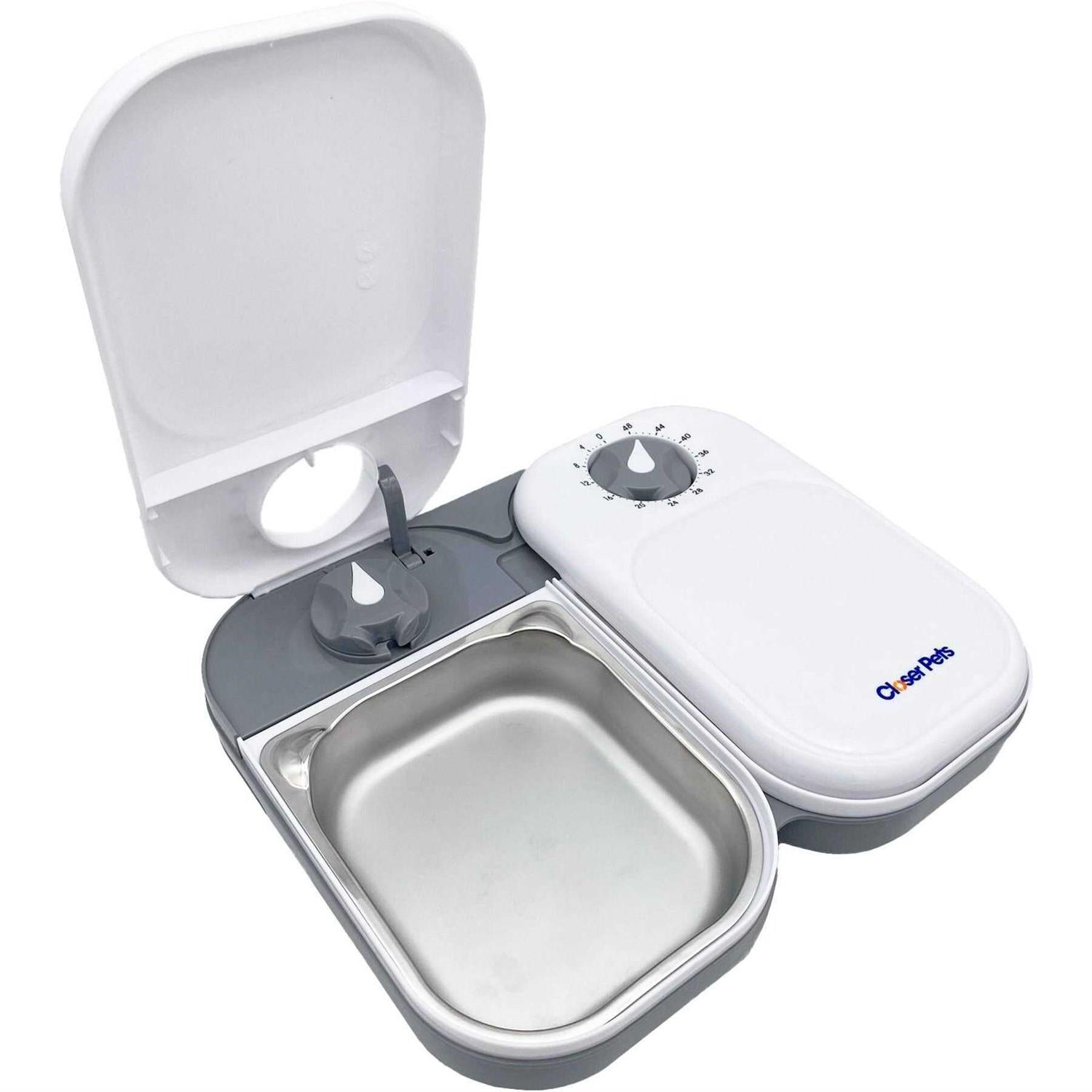 Automatic Pet Feeder with Stainless Steel Bowl Inserts C67640