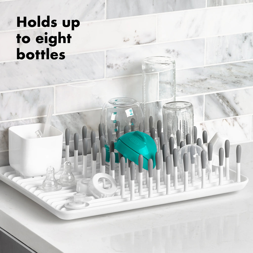 Gray Bottle Drying Rack Q6884