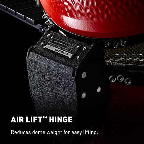 24-inch Ceramic Charcoal Grill and Smoker with Cart X617384
