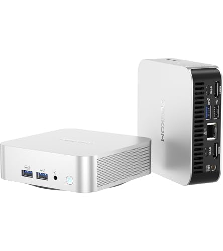 Mini PC AMD Ryzen 7 8745HS 32GB DDR5 1TB PCIe 4.0 NVMe SSD Windows 11 Pro Radeon 780M USB4 WiFi 6E BT5.2 2.5G LAN V504