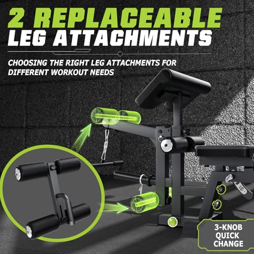 Adjustable Weight Bench with 1200 LBS Capacity P136