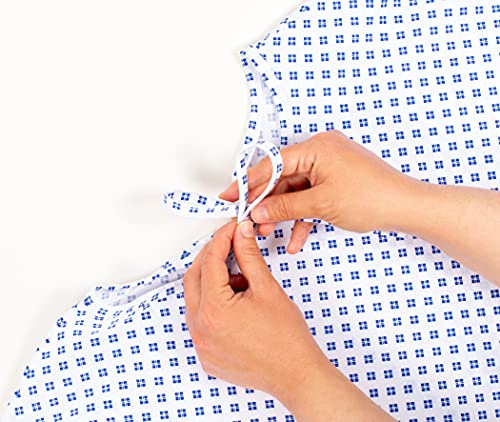 6 Pack Cotton Blend Medical Patient Gowns White Q514403