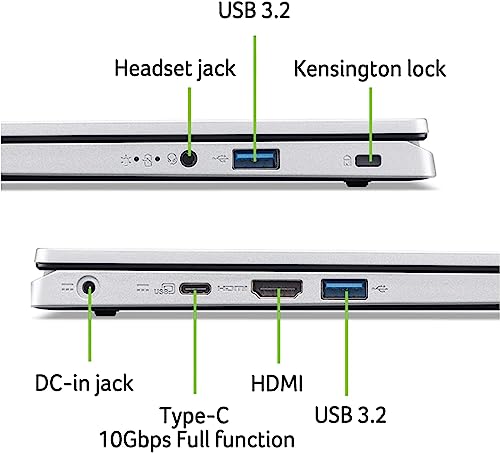 14.0" Full HD IPS Display AMD Ryzen 5 7520U Quad-Core Processor 8GB LPDDR5 512GB NVMe SSD Windows 11 Home Silver Laptop M401008