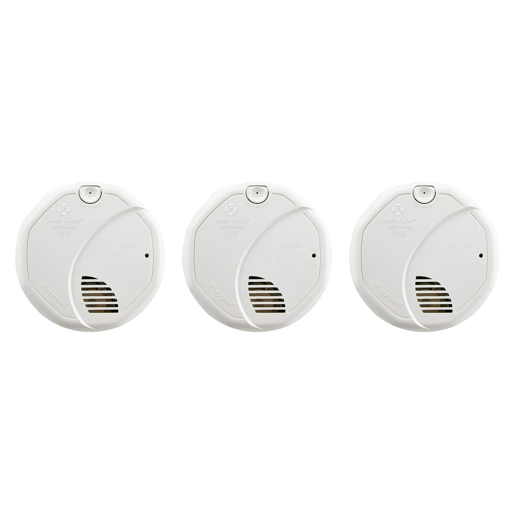 Hardwired Smoke Detector with Photoelectric and Ionization, 3-Pack O2698