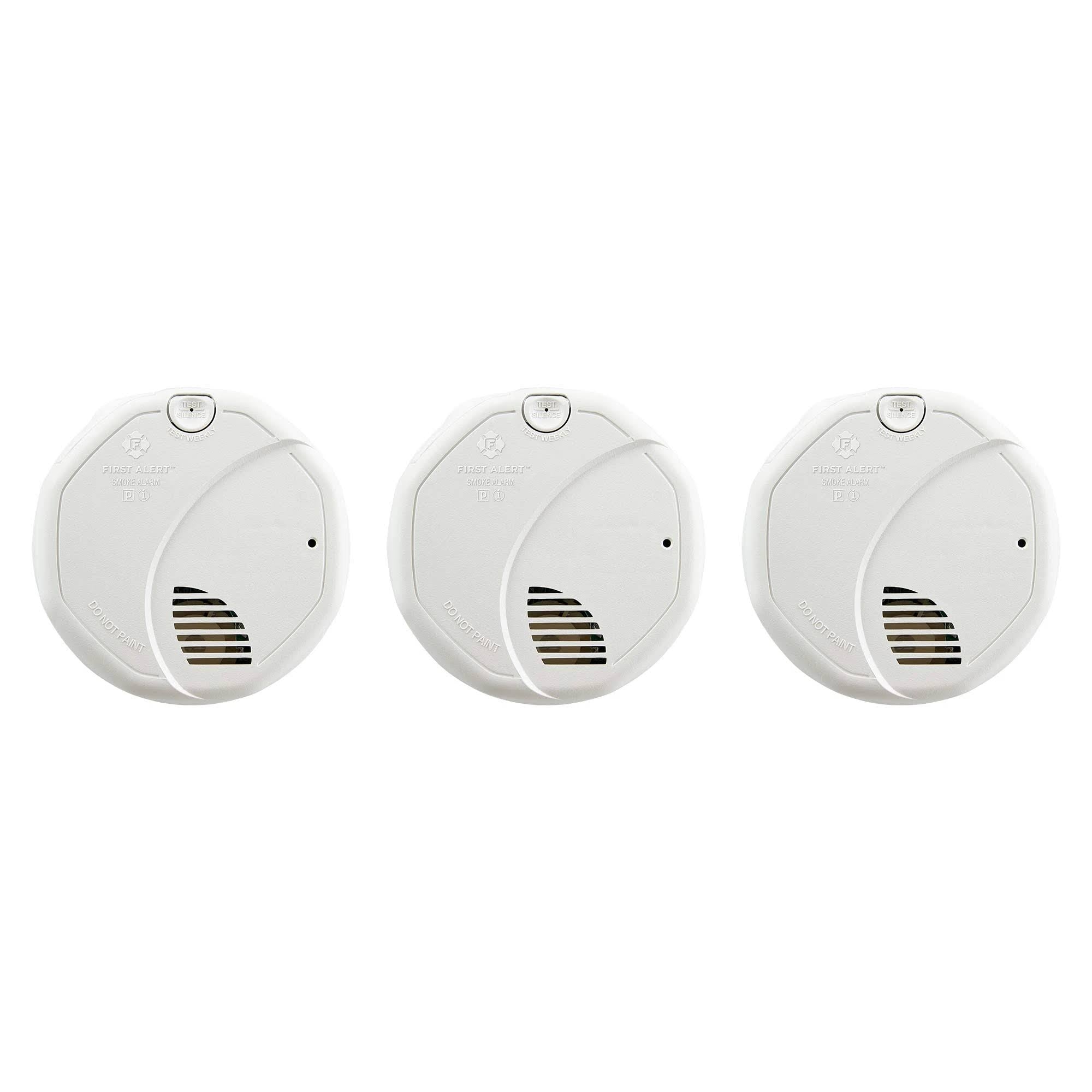 Hardwired Smoke Detector with Photoelectric and Ionization, 3-Pack O2698